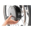 Roue Électrique Alber E-MOTION M25 - Assistance Fauteuil Roulant - bouton - Plus Santé