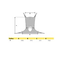 Sangle pour Lève-Personnes de Toilette - M - mesure - Plus Santé
