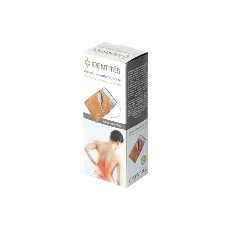 Coussin Chauffant Électrique CONFORT - packaging- Plus Santé