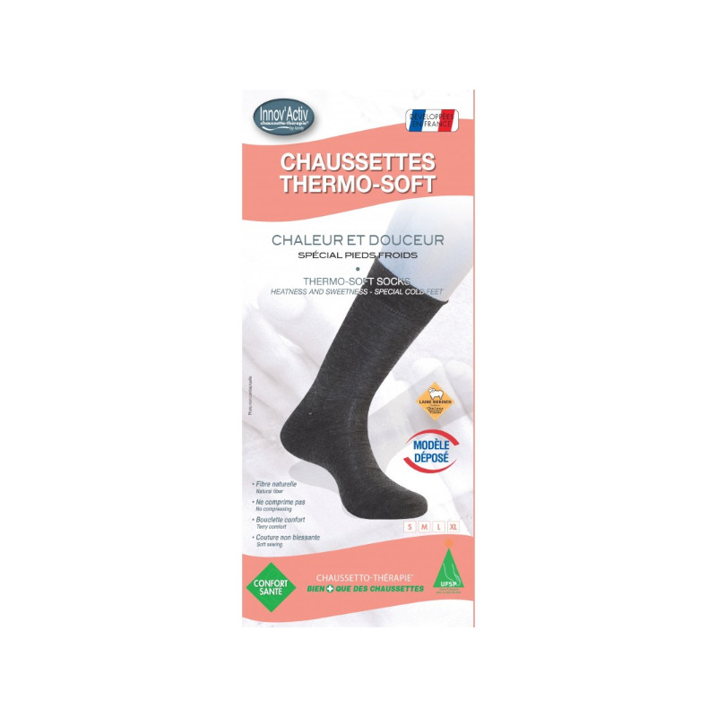 Chaussettes Anthracite THERMO-SOFT