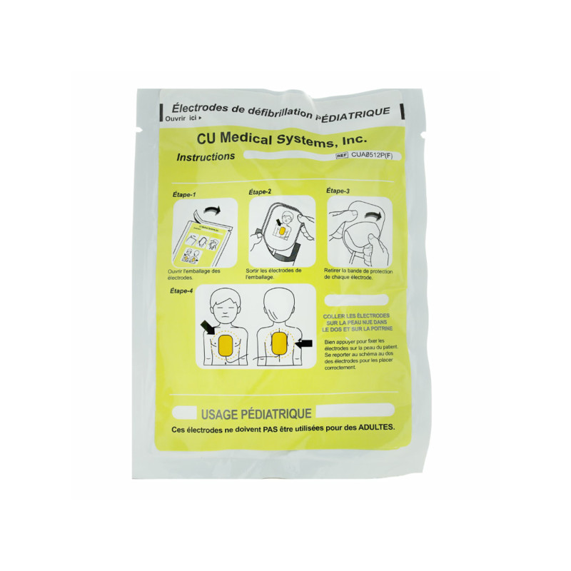 Paire Électrodes Pédiatriques Défibrillateur DEF-I COLSON