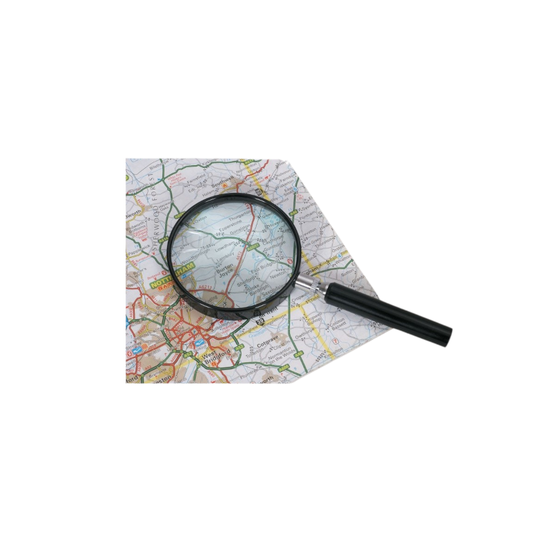 Classic magnifying glass