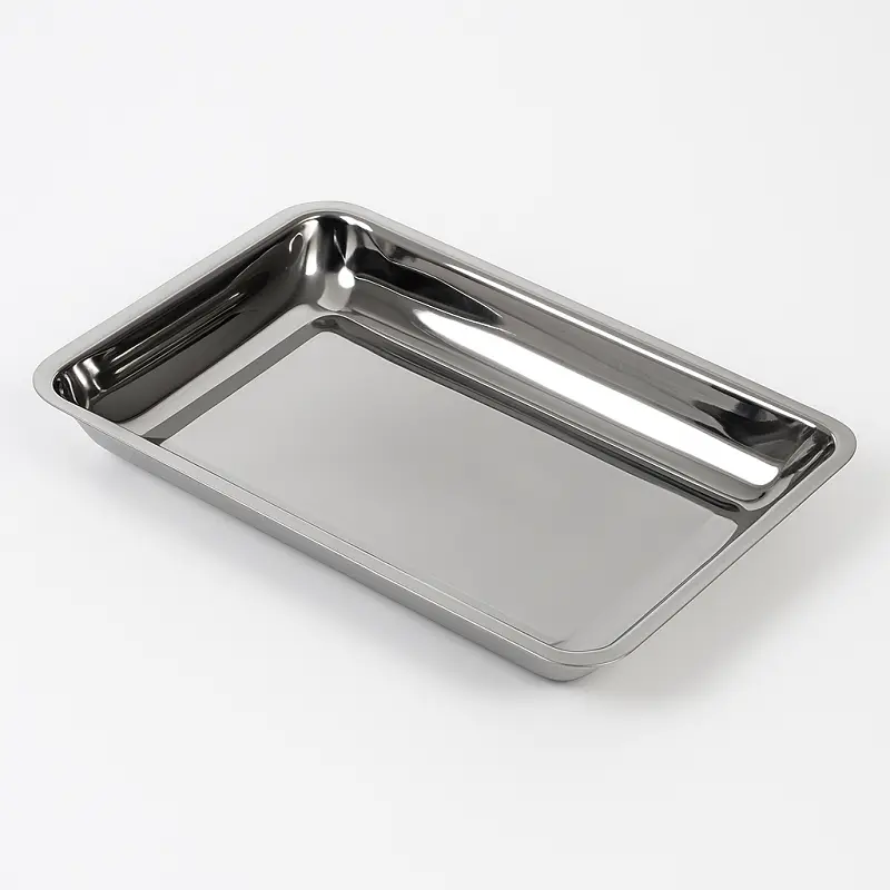 PLATEAU INOX 28 X 18 X 3 CM