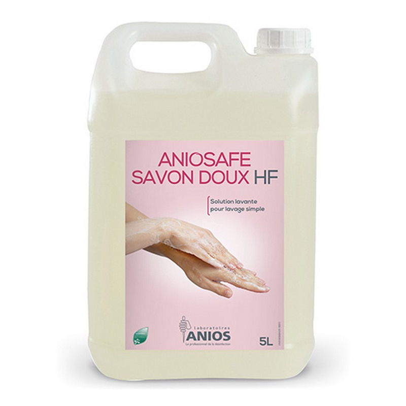 Savon Doux Haute Fréquence ANIOSAFE - Bidon de 5L