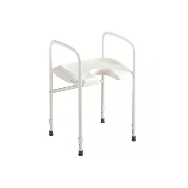 Tabouret de Douche Percé avec Accoudoirs ALIZÉ