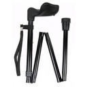 Anatomical folding walking rod