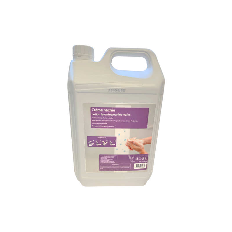 Crème nacrée lavante pour mains - 5L