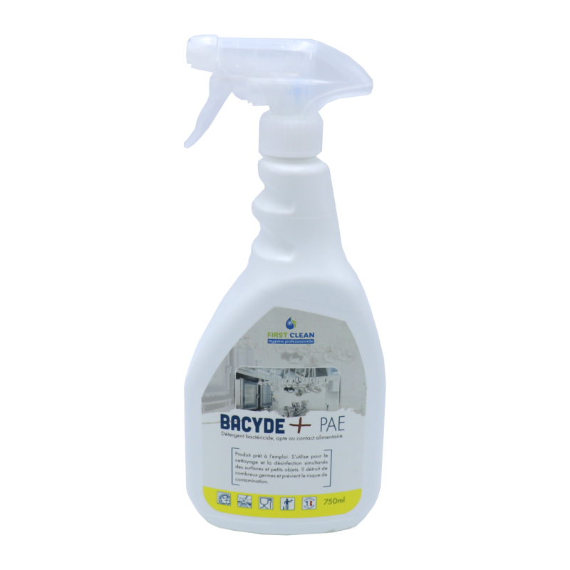 Spray Détergent Désinfectant Bacyde First Clean 750 ml