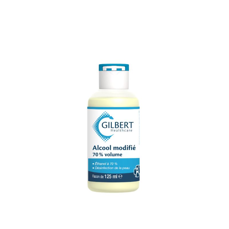 Alcool modifié à 70° Gilbert - Flacon de 125ml