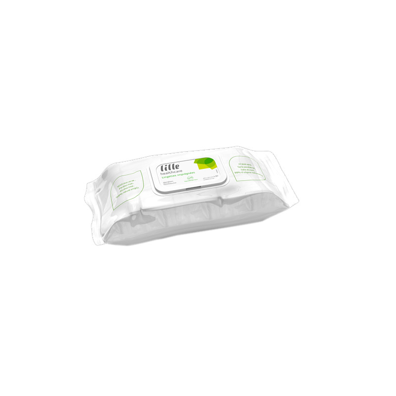 Lille impregnated wipes Sachet of 80