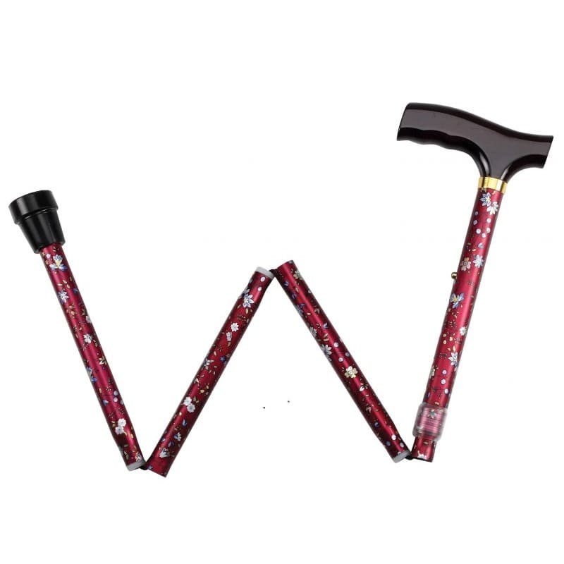 Adjustable cane - red