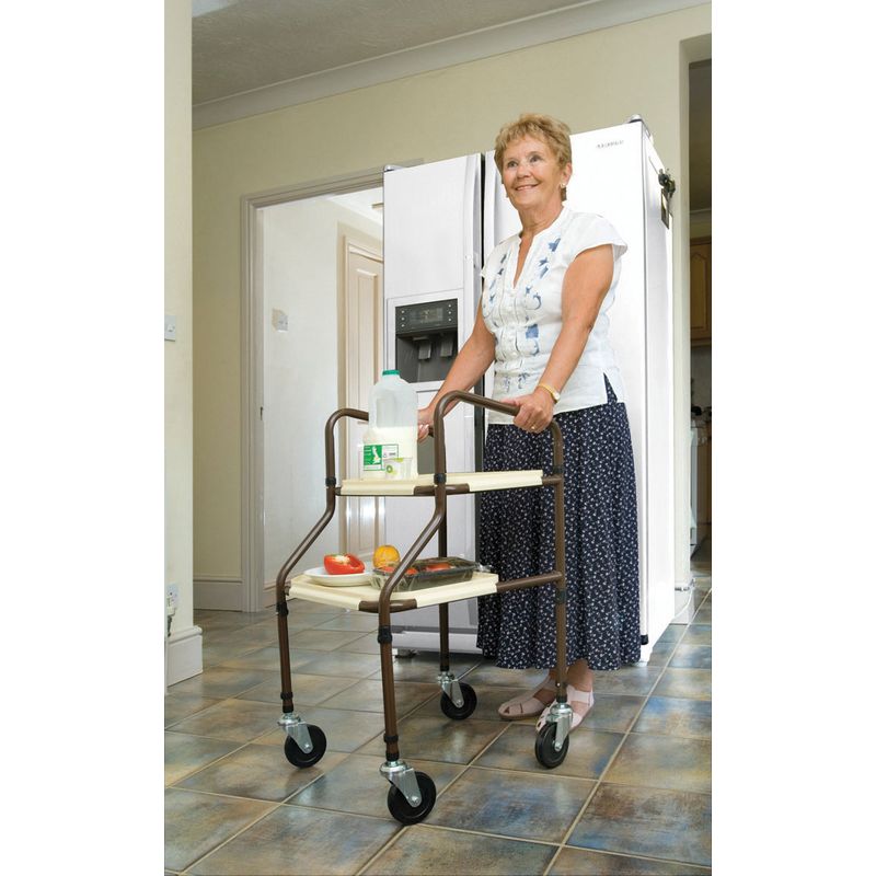 Rolling table trolley