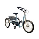 [TPU40A3] Tricycle adulte TONICROSS PLUS (Couleur: A3 - Blanc/Rouge)