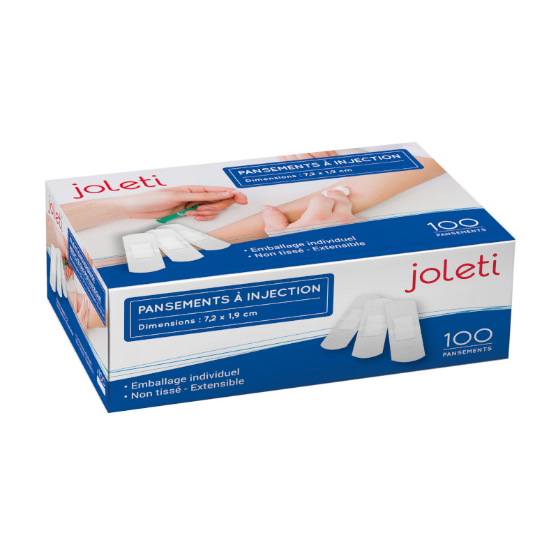 Pansement à injection Joleti - Boîte de 100
