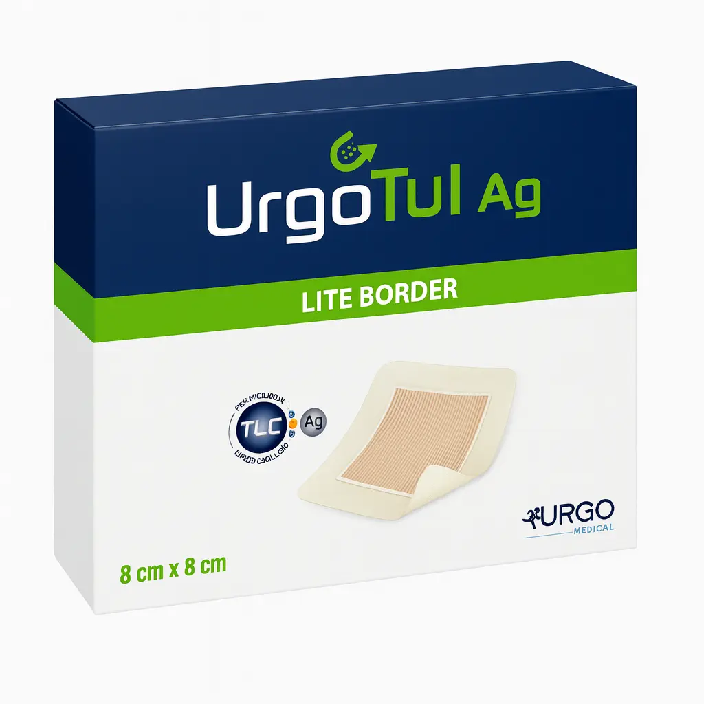 URGOTUL Ag LITE BORDER 8 X 8 cm 