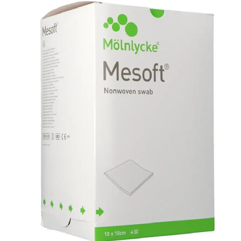Mesoft 10 cm x 10 cm (25 sachets de 2)