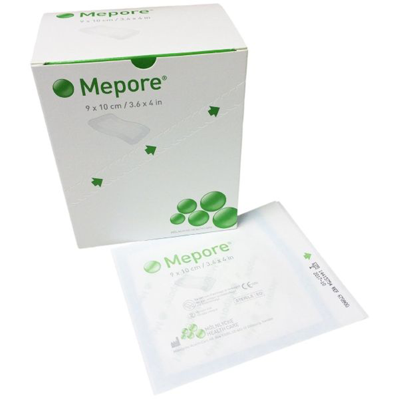 Mepore 9 cm x 10 cm (compresse : 4,5 cm x 6 cm)