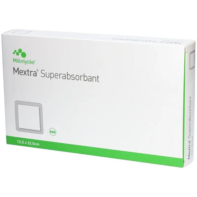 Mextra Superabsorbant 12,5 cm x 22,5 cm 