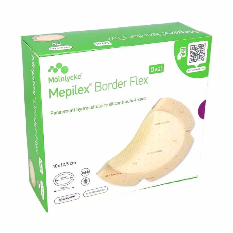 Mepilex Border Flex Oval 10 cm x 12,5 cm 