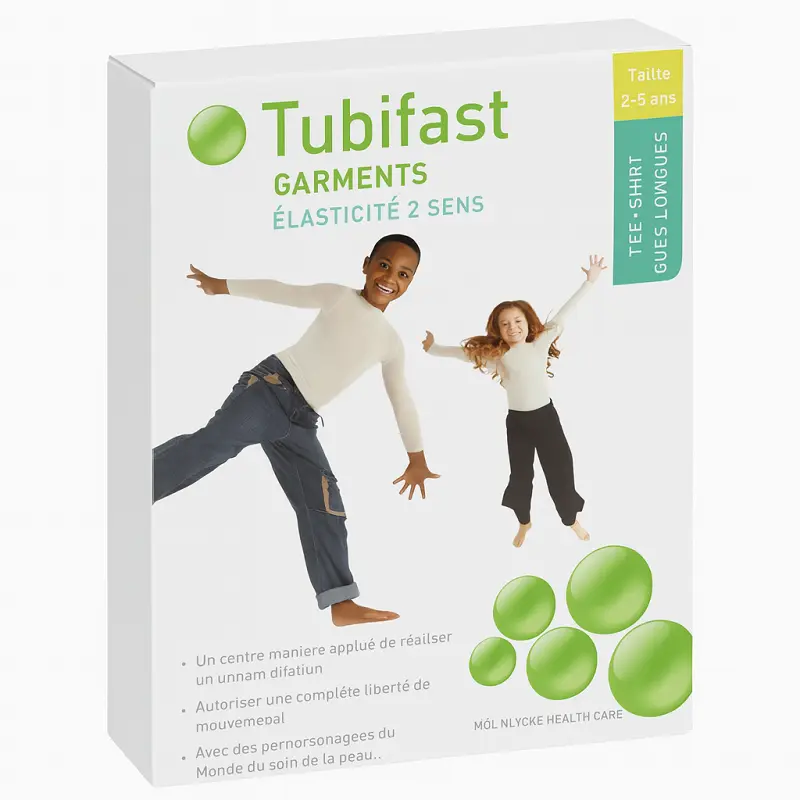 Tubifast Garments with 2-Way Stretch Tee-shirt 2-5 ans 