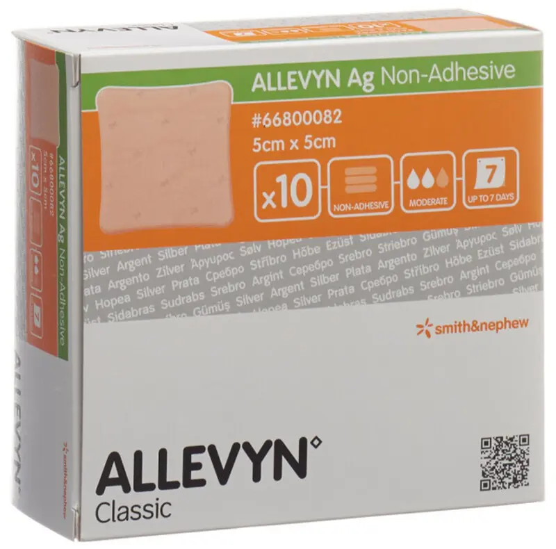 ALLEVYN NON ADHESIVE 5X5 CM
