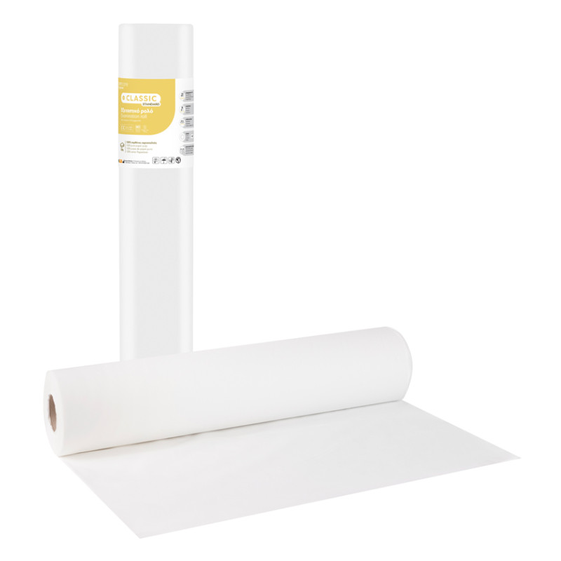 Draps d'Examen Lisse 50 cm x 38 cm - 15 Rouleaux