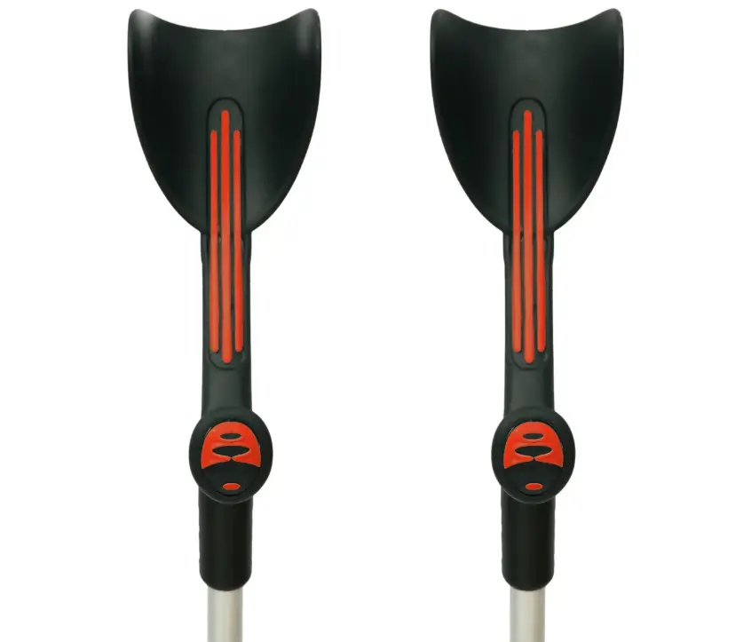 Canne anglaise Advance Rouge embout articulé