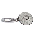 Safety shower with stop button