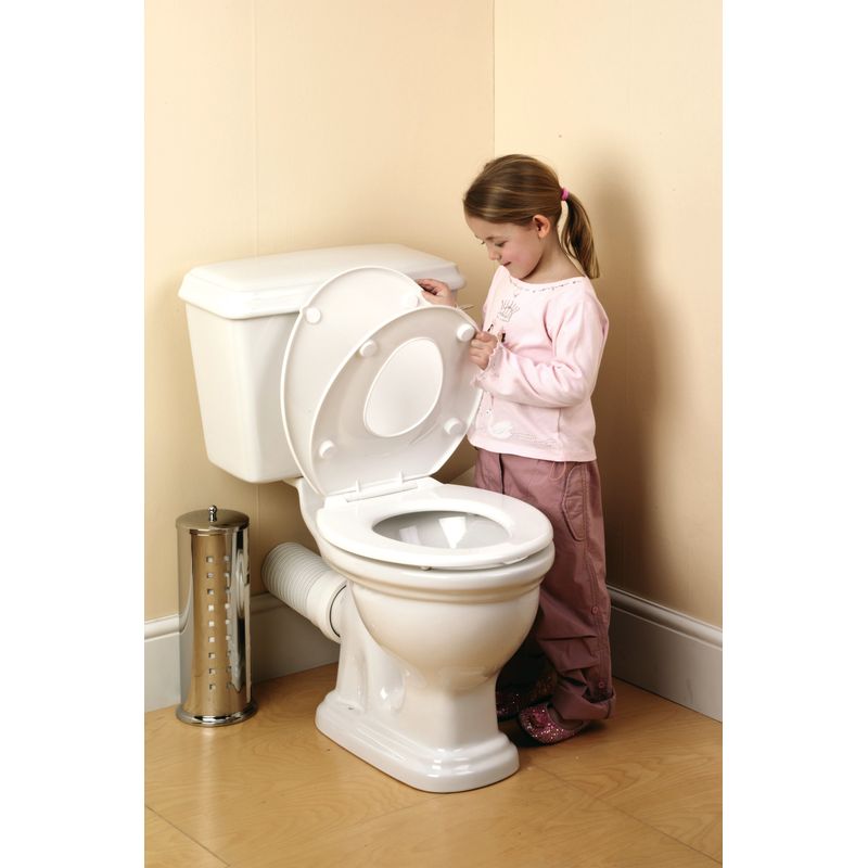 Abattant avec réducteur de toilettes