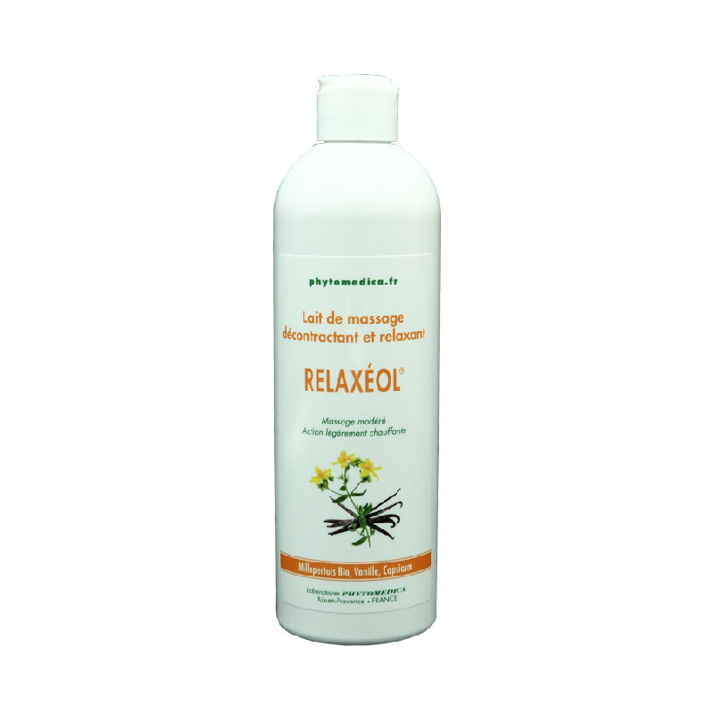Emulsion lait massant Relaxeol 500 ml