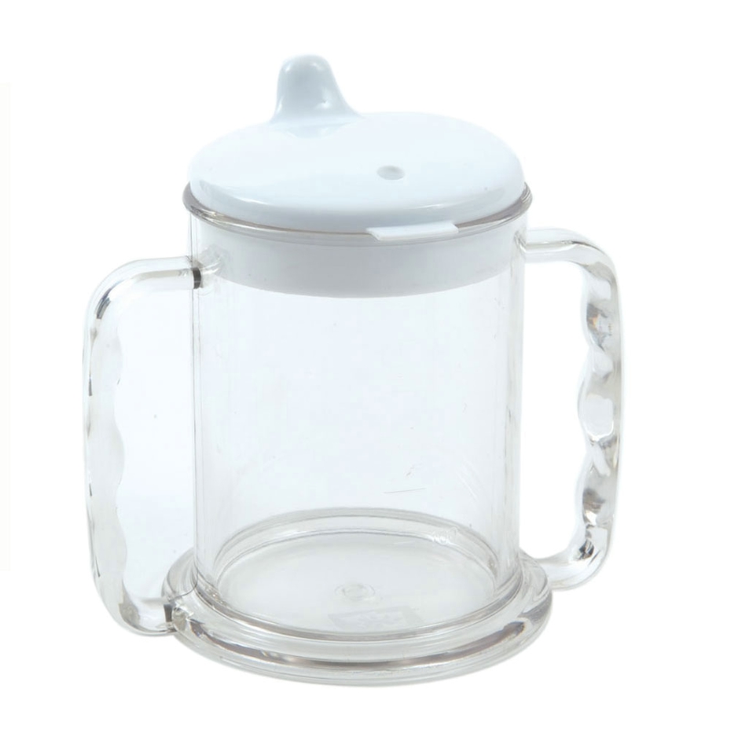 Cup 2 handles wide base