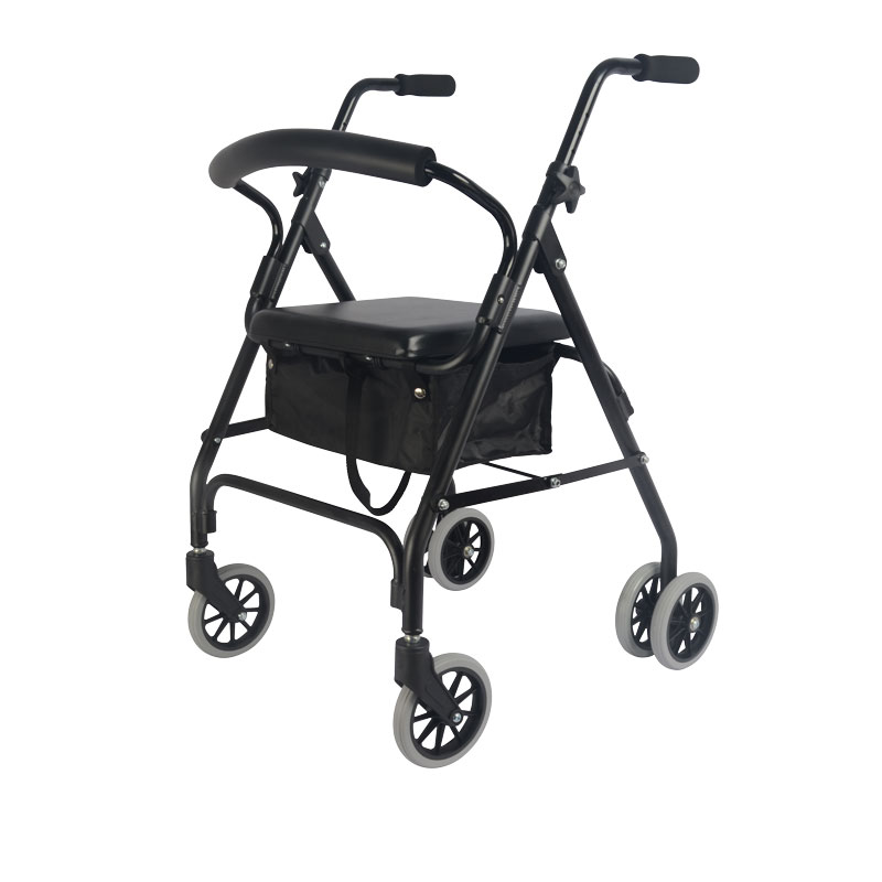 Rollator 6 roues freins à pression