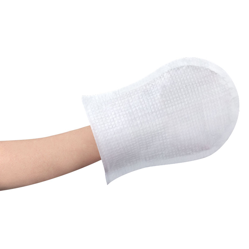 Pre-impregnated shampoo glove + film x12
