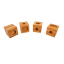 Bamboo over-elevator feet