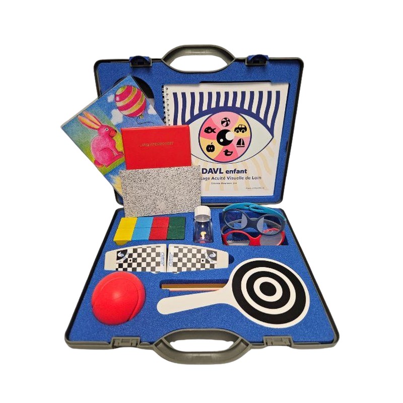 MALLETTE SENSORY BABY TEST COMPLETE AVEC TEST DE LANG