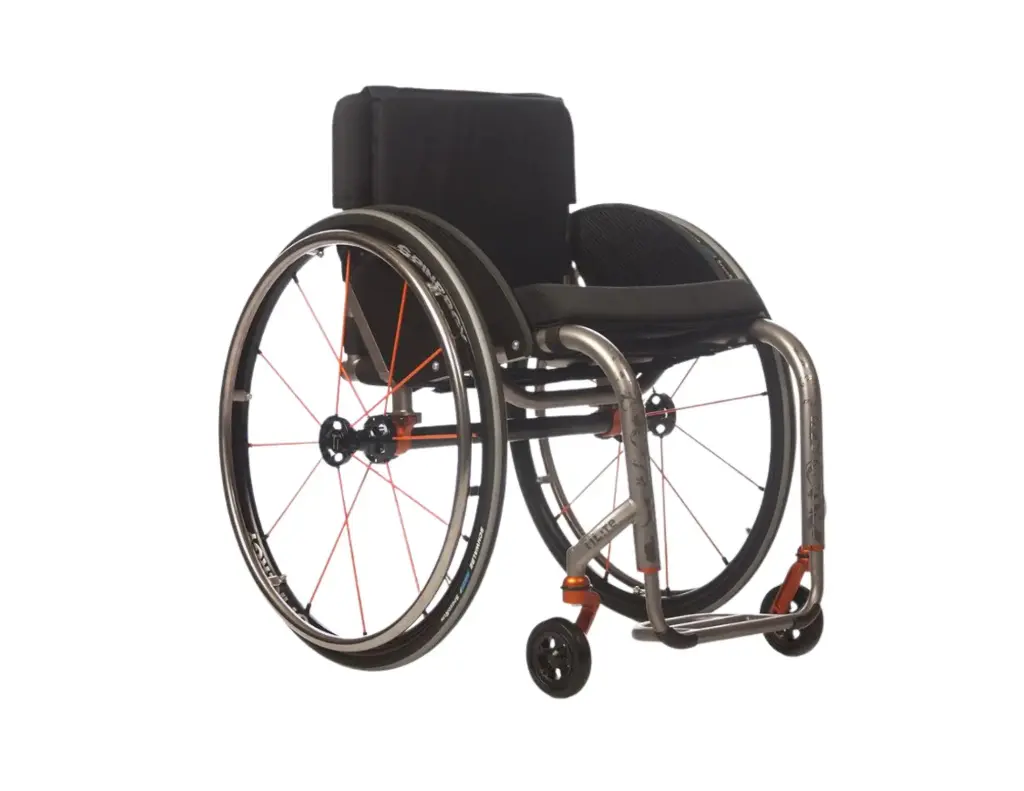 FAUTEUIL ROULANT TILITE ZRA SERIE 2 COULEUR TITANE SATIN