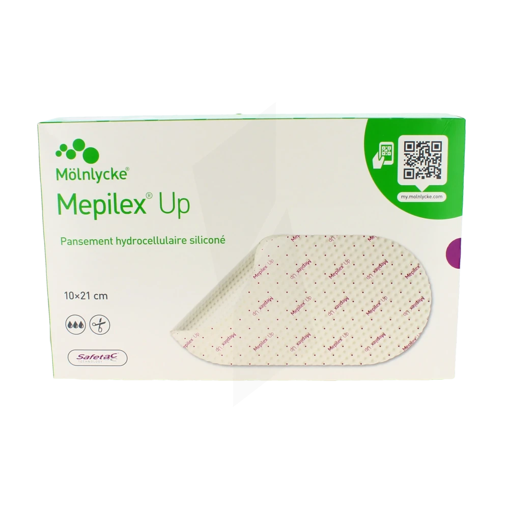 Mepilex Up 10 cm x 21 cm Bte de 10 pces