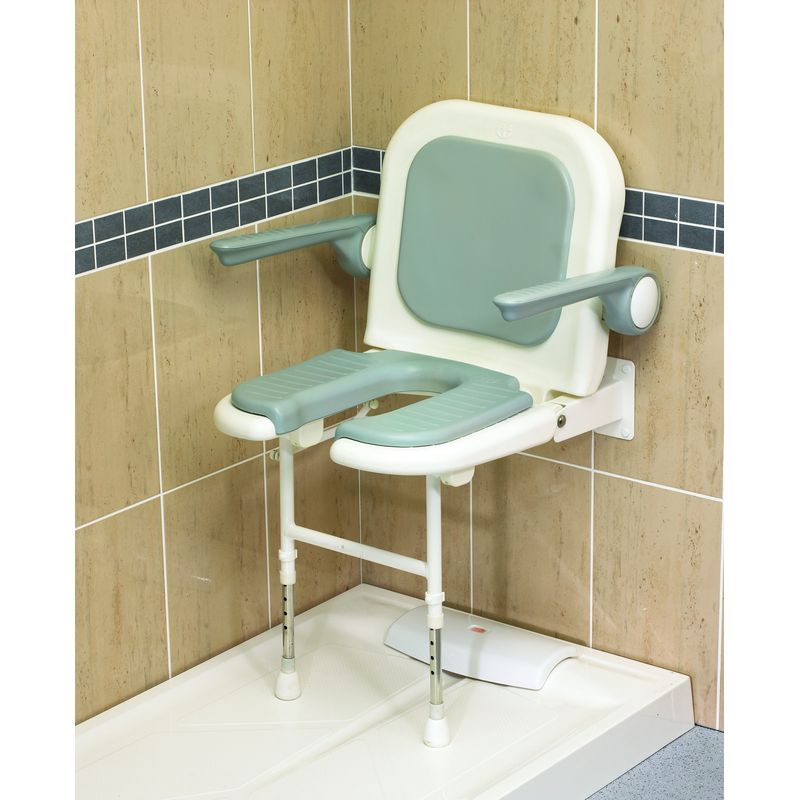 Fauteuil de douche Maldives - Assise découpée