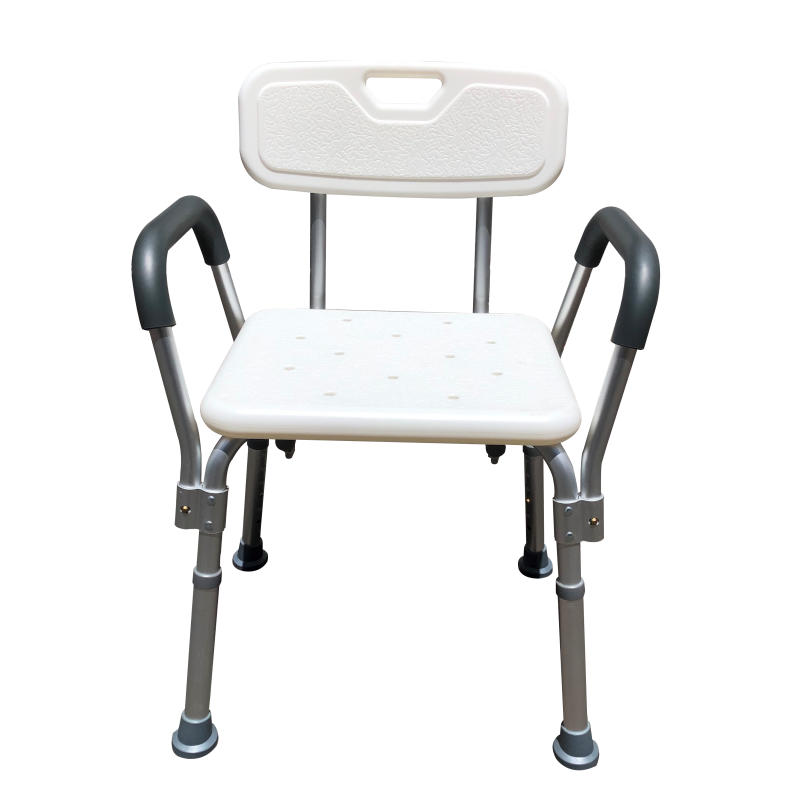 Chaise de douche avec accoudoirs et dossier MALIBU