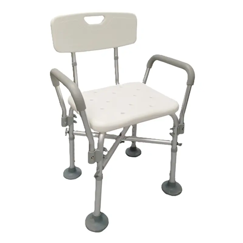 Chaise de douche avec accoudoirs et renfort sous l'assise CORFOU