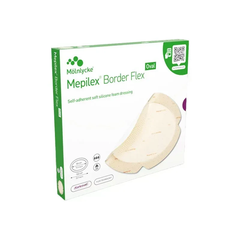 Mepilex Border Flex Oval 15 cm x 19 cm L 