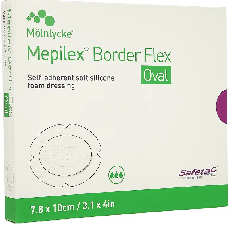 Mepilex Border Flex Oval 7,8x10cm