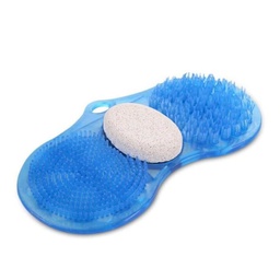 [812155] Tapis lave-pieds avec pierre ponce