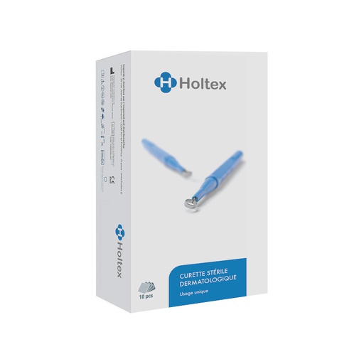 [CPCURE04] Curettes dermatologiques stériles jetables - Boite de 10