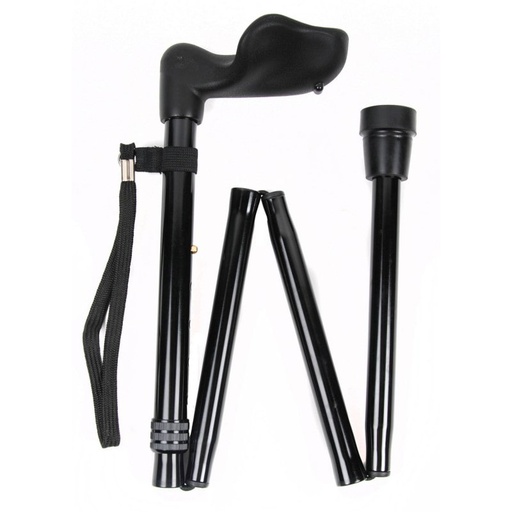 Anatomical folding walking rod