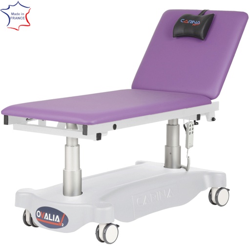 Divan Examen Electrique OVALIA - 2 plans