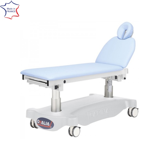 Divan examen électrique Dermatologie OVALIA - 2 plans