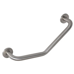 [815155] barre d'appui inox coudée 75 cm (45 + 45)
