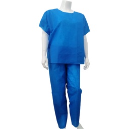 Pyjama de bloc mixte bleu à usage unique 60g