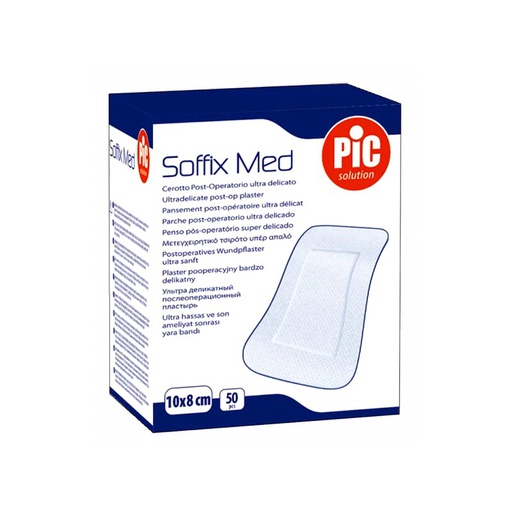 [02022671200000] PANSEMENT STERILE SOFFIX 10x8CM /50